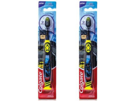 Colgate Kids Batman, Extra Soft with Tongue Cleaner Extra Soft Toothbrush  (2 Toothbrushes)